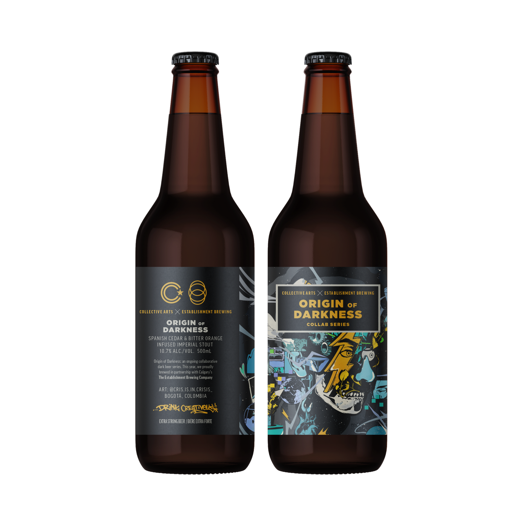 Origin of Darkness 2024: Spanish Cedar & Bitter Orange Infused Imperial Stout (The Establishment Brewing Co. Collab)