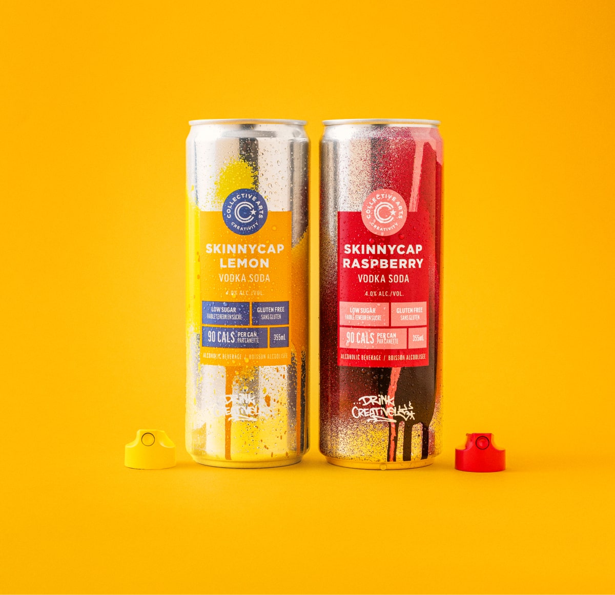 SkinnyCap Lemon & Raspberry Mix Pack