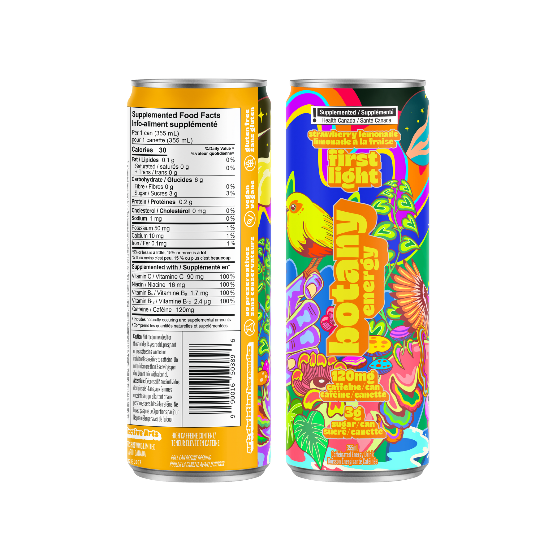 Botany Energy First Light Strawberry Lemonade