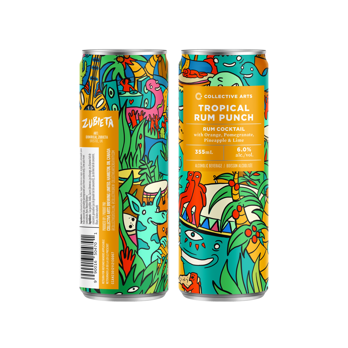 Rum Punch Tropical Cocktail