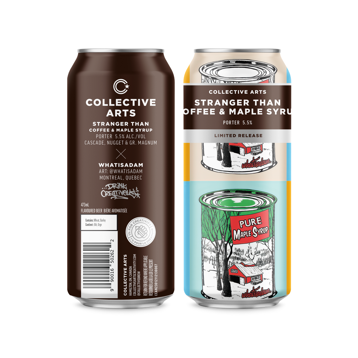 Collective Arts Stranger Than Coffee & Maple Syrup Porter - Collective Arts