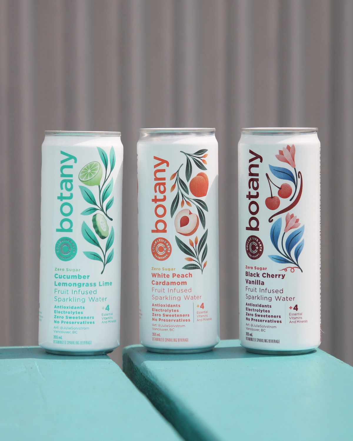 Botany Black Cherry & Vanilla Fruit Infused Sparkling Water
