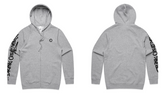 Drink Creatively | Grey Zipped Hoodie