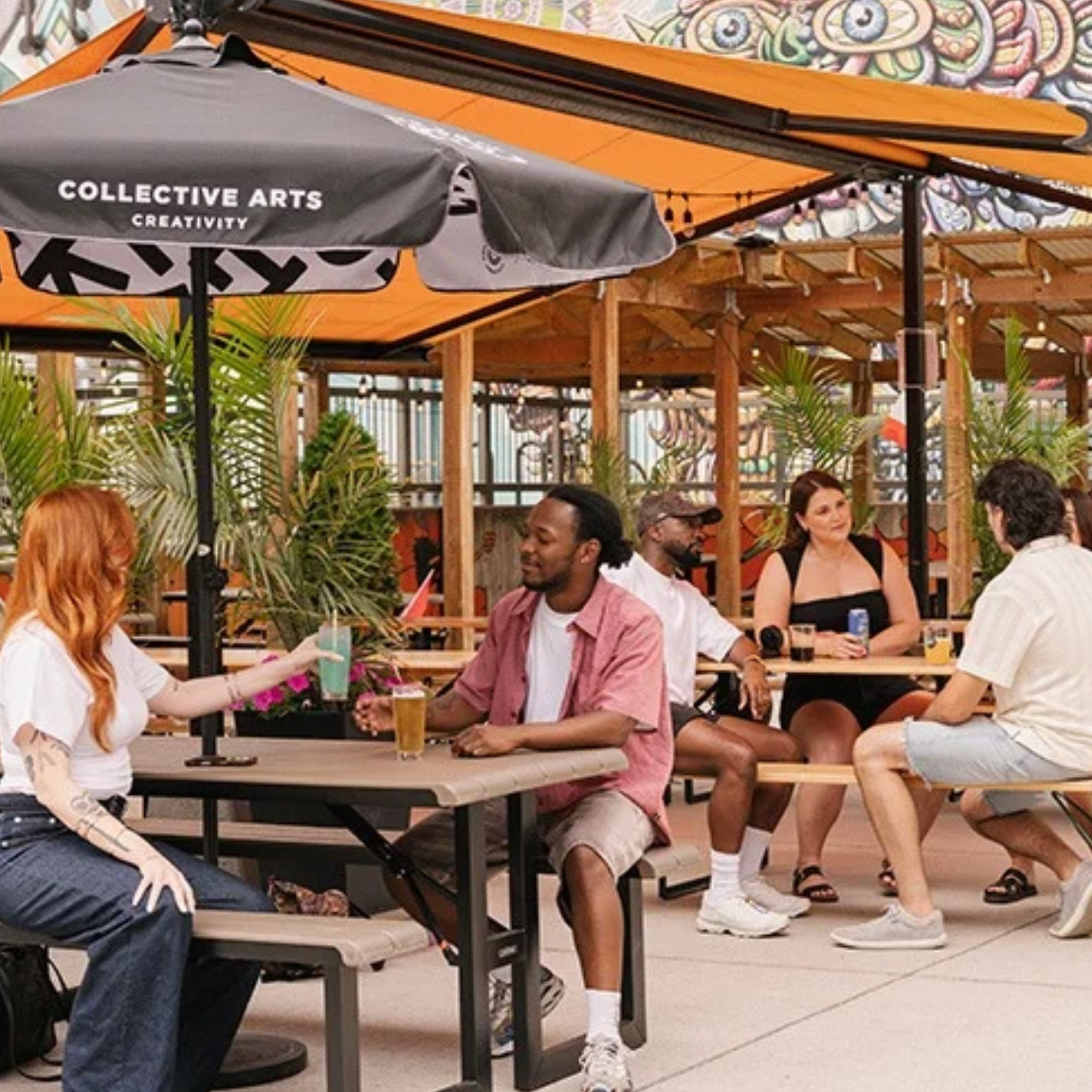 Beer Garden at Collective Arts Hamilton