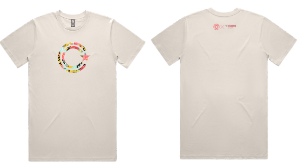 Collective Arts Tropical C-Star | Cream T-Shirt