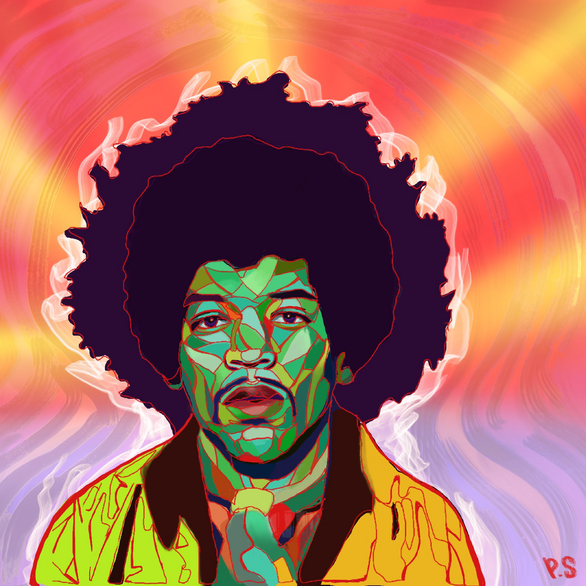 Phillip Saunders | Jimi Hendrix | Print
