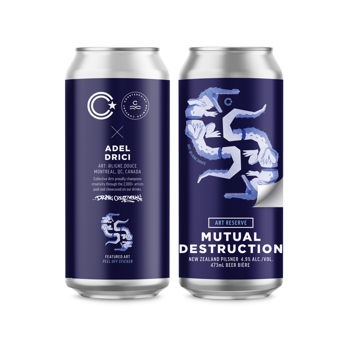 Mutual Destruction - With Kitchener's Counterpart Breweing. Artby  Adel Drici