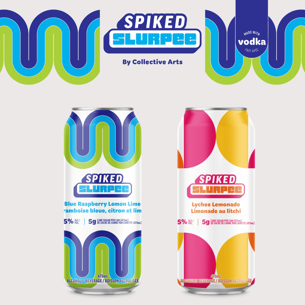 2 cans of Spiked Slurpee by Collective Arts