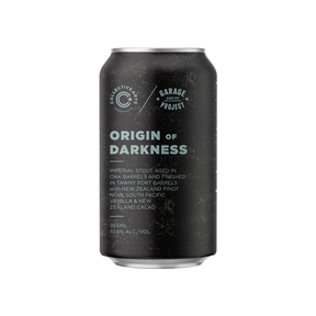 Origin of Darkness: Imperial Stout w/ Pinot Noir, Vanilla & Cacao (Garage Project Collab)