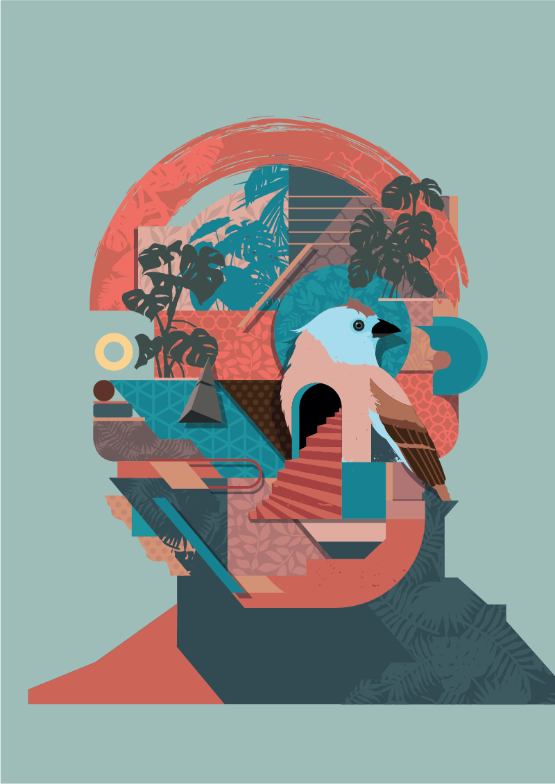 Niels de Jong | Bird | Print